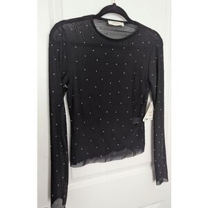 Nwot Wild Love Sheer Top